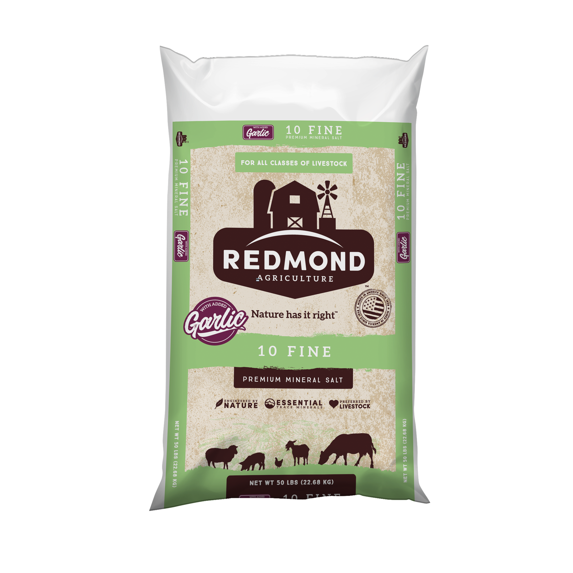 Redmond Garlic with 10 Fine Premium Mineral Salt